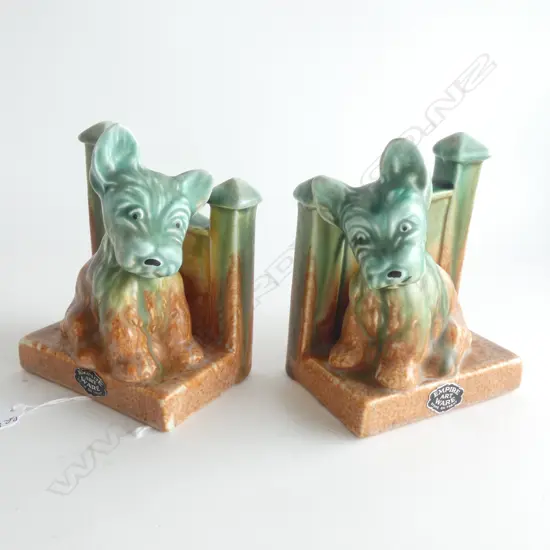 A pair of Empire Ware bookends